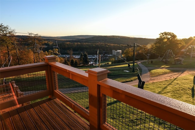 view of deck