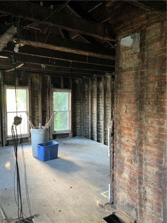 miscellaneous room featuring plenty of natural light