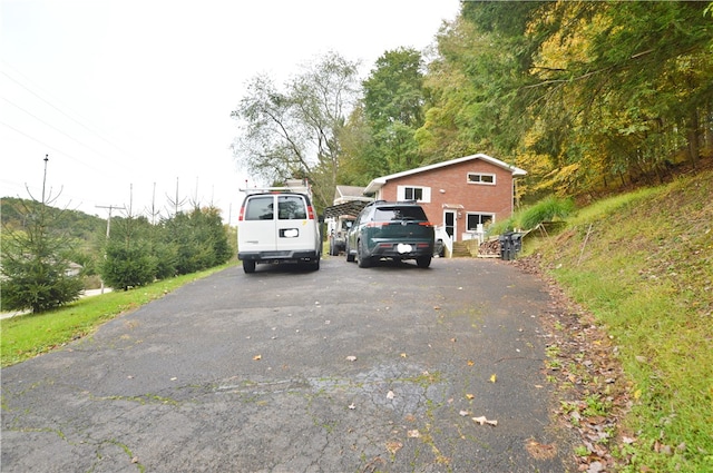 view of car parking