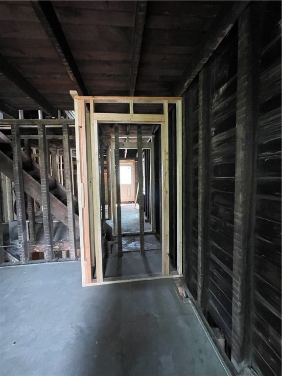 miscellaneous room featuring concrete flooring