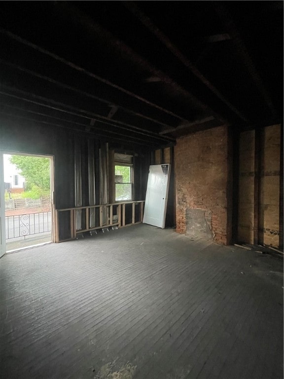 miscellaneous room featuring plenty of natural light