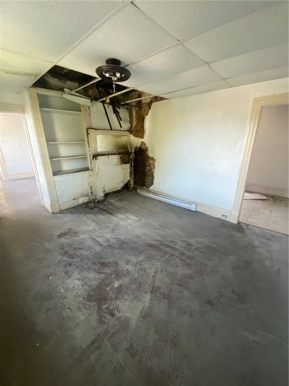 interior space featuring concrete flooring