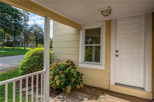 view of entrance to property