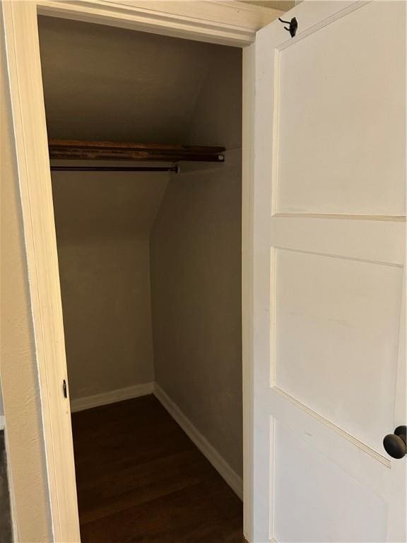 view of closet