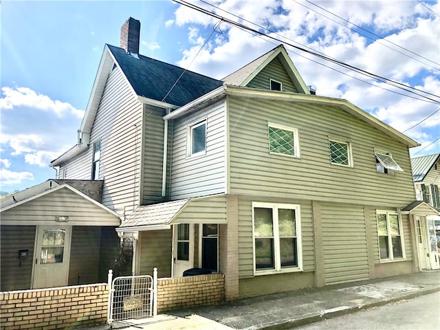 view of rear view of house