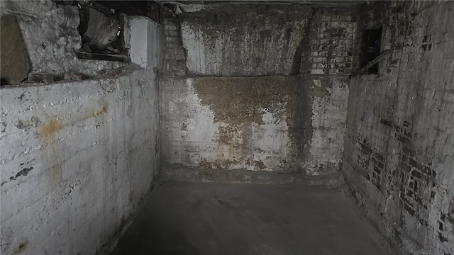 view of basement