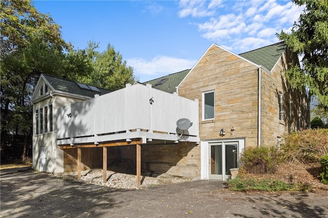 view of rear view of house