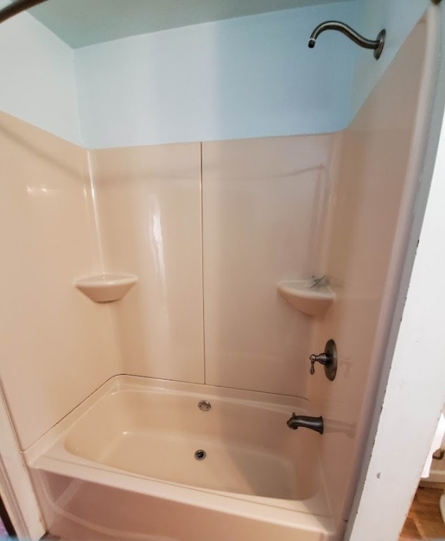 bathroom featuring tub / shower combination