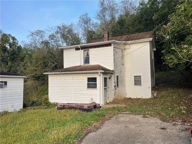 view of back of property