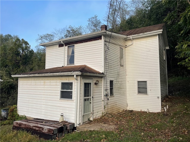 view of rear view of house