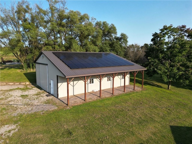 view of outbuilding with an outdoor structure