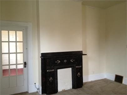 view of unfurnished living room