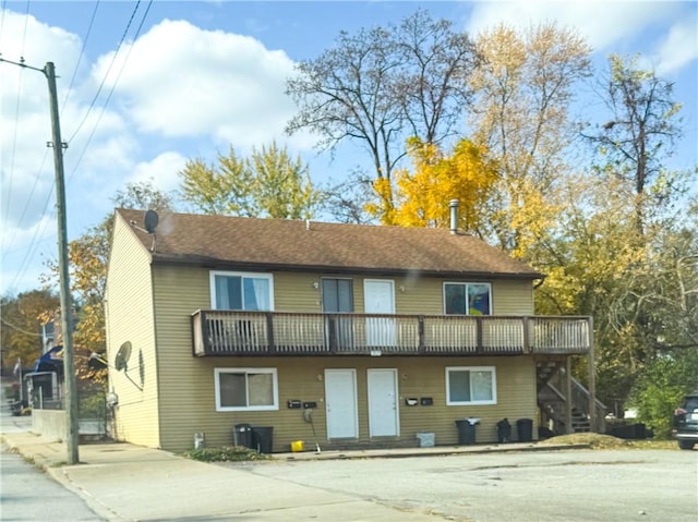 view of back of property