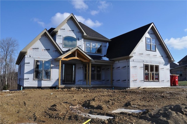 view of property in mid-construction