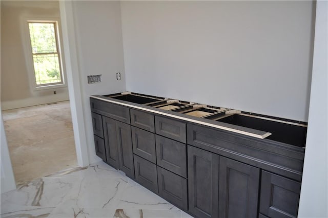 207 Falcon Ln, Cranberry Twp, PA 16066 - bathroom featuring marble finish floors