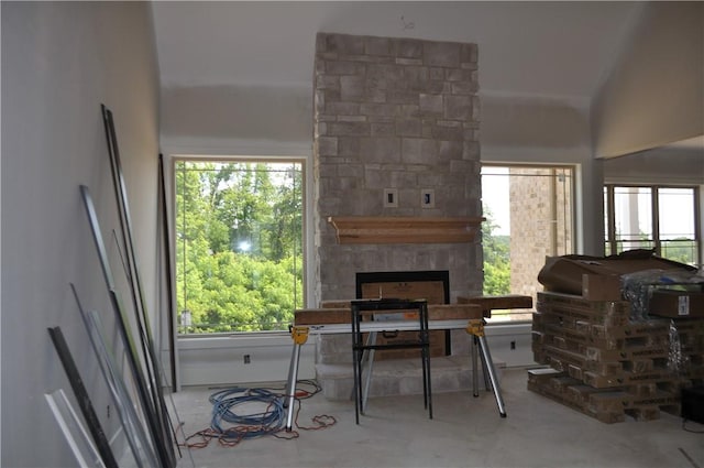 207 Falcon Ln, Cranberry Twp, PA 16066 - view of patio / terrace featuring a stone fireplace