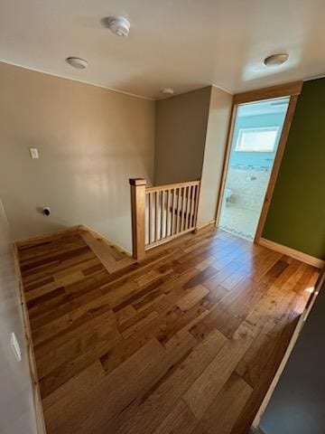 interior space featuring hardwood / wood-style flooring