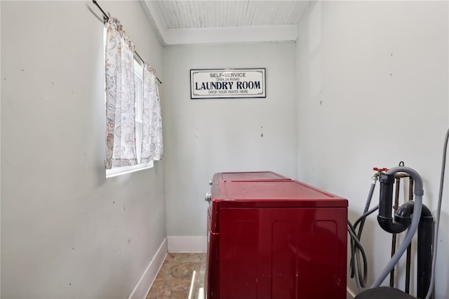 washroom featuring separate washer and dryer