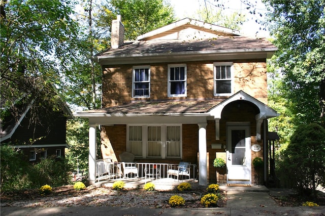 view of front of house featuring a porch