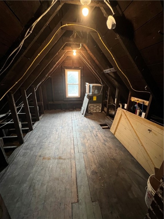 view of attic