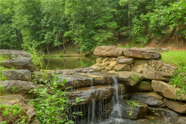 view of nature with a water view