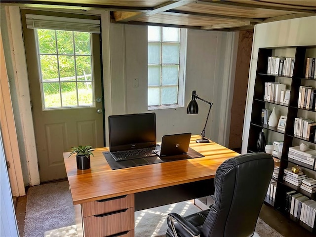 1611 Crawford Rd, North Fayette, PA 15126 - office area featuring healthy amount of natural light