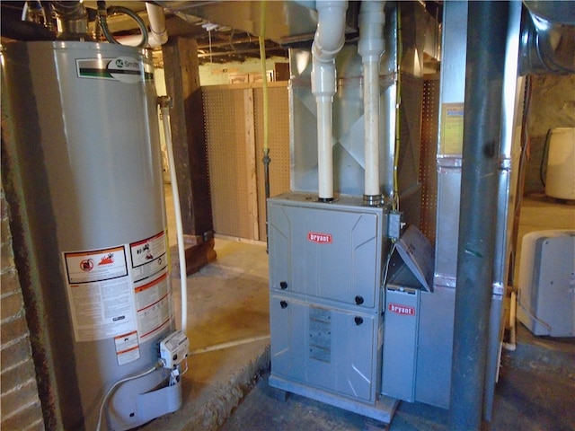 utilities featuring water heater