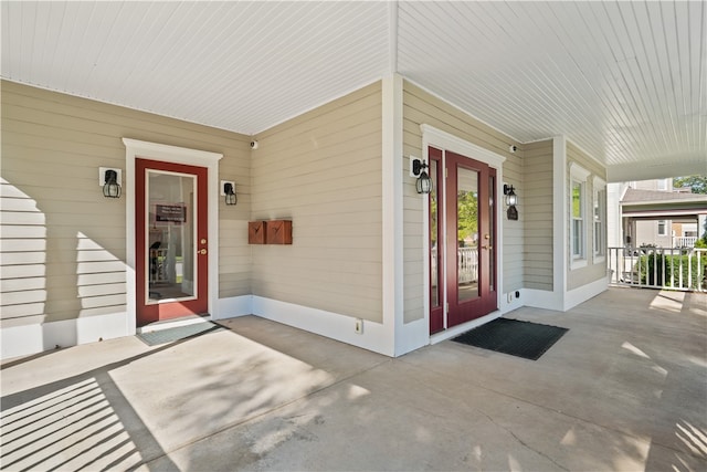 view of entrance to property