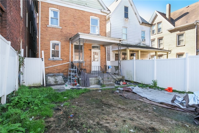 view of rear view of house