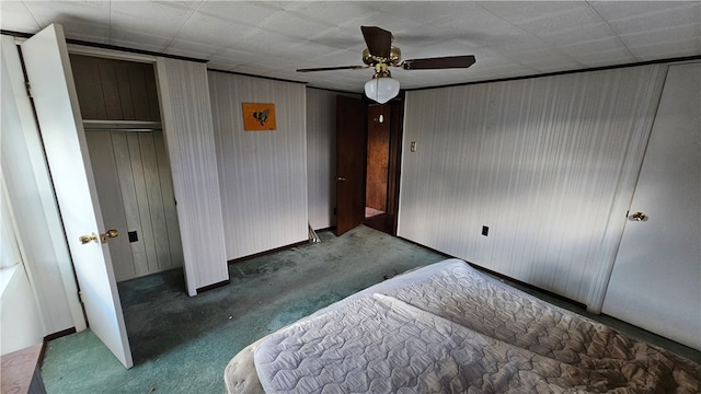 255-1 School Ave, Conemaugh Twp Som, PA 15937 - bedroom with carpet floors and a ceiling fan