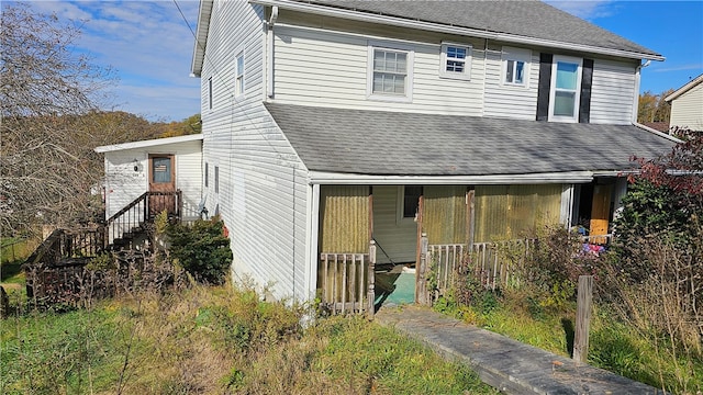 view of front of home