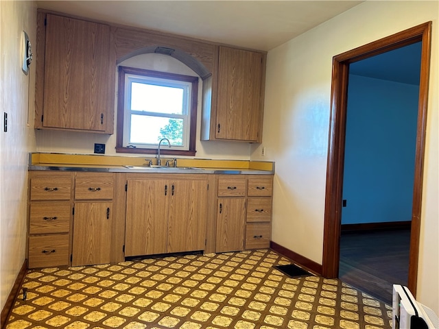 kitchen featuring sink