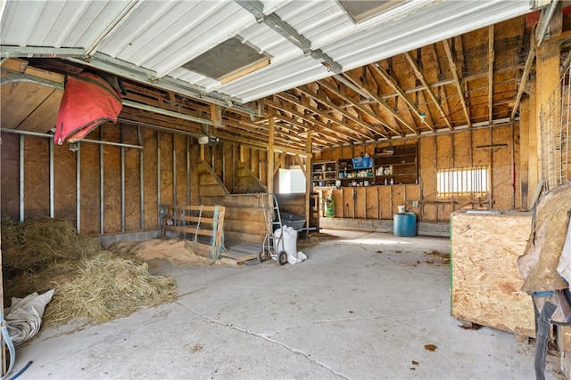 view of stable