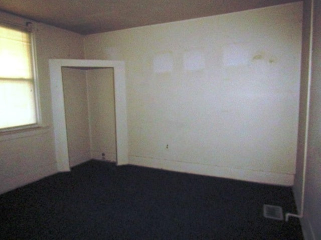 view of spare room