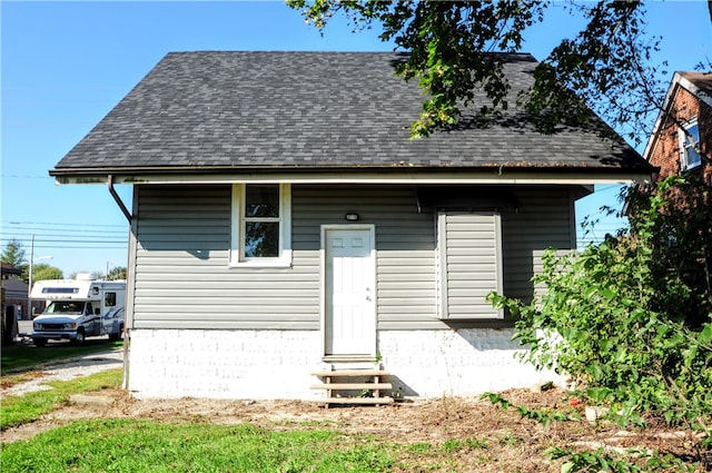 view of bungalow