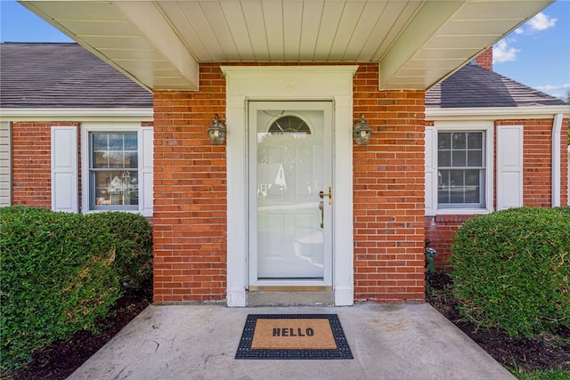 view of entrance to property