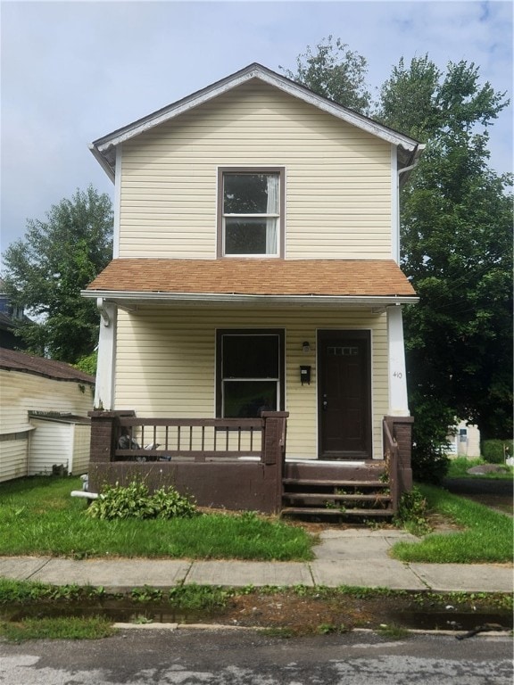 view of front of house featuring a porch