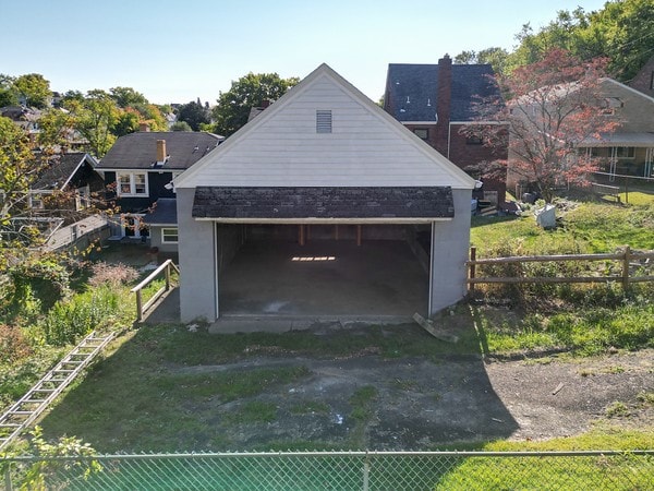 exterior space with a yard