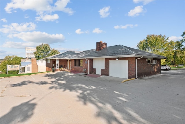 view of ranch-style home