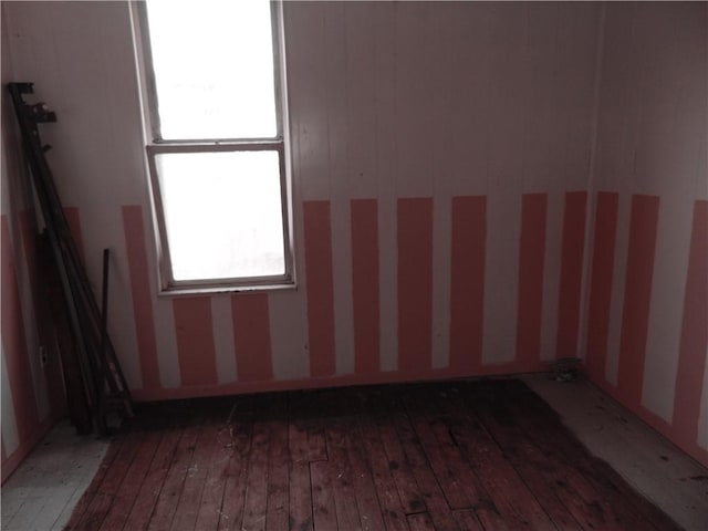 571 2nd St, Pitcairn, PA 15140 - empty room with wood-type flooring and healthy amount of natural light
