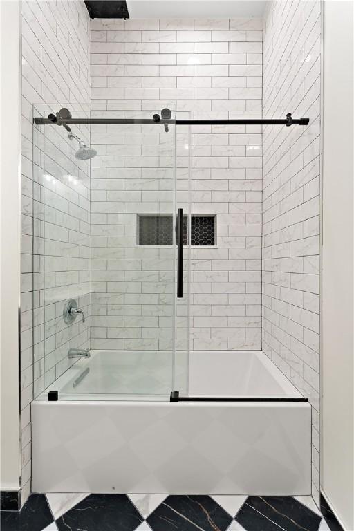 915 Liberty Ave Unit 2, Downtown Pgh, PA 15222 - full bathroom with bath / shower combo with glass door