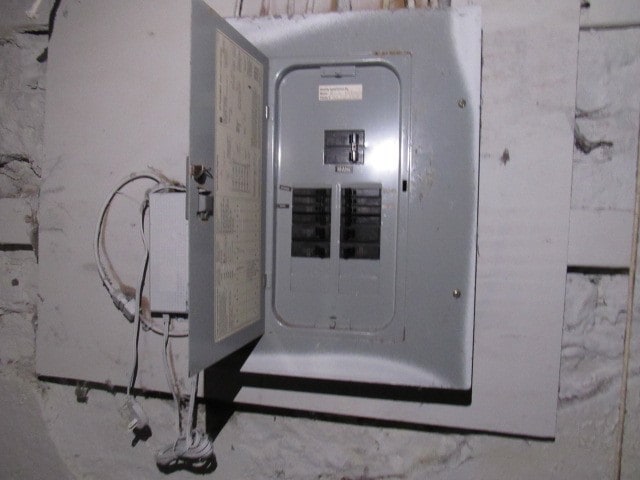 utility room with electric panel