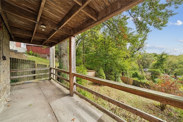 view of patio