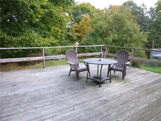 view of deck