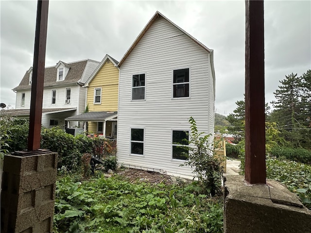 view of rear view of property