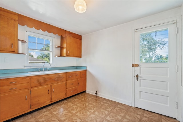 kitchen featuring sink