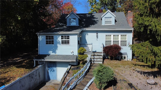 view of cape cod house