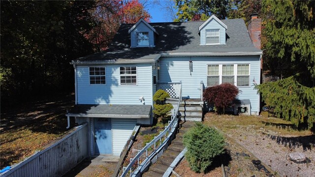 view of cape cod house