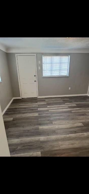 6405 Apple St, Lincoln-Larimer, PA 15206 - foyer entrance featuring baseboards and wood finished floors