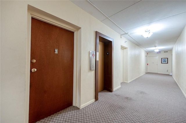 416 Isabella St Unit 404, Oakmont, PA 15139 - hall featuring carpet flooring and elevator